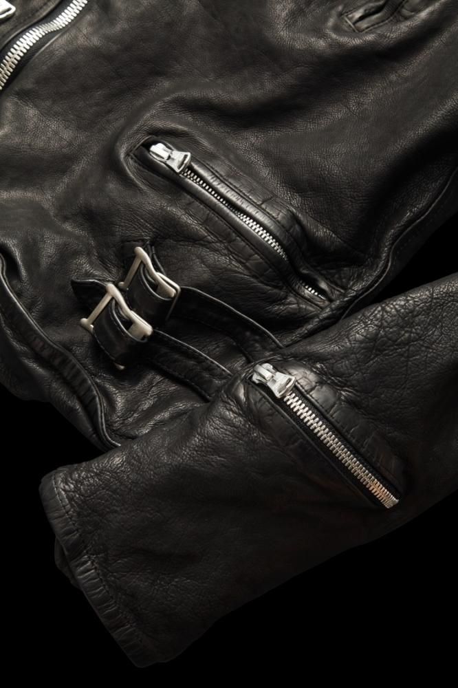 JAPAN CALF NATURAL DYED “GARMENT-WASH” DOUBLE RIDERS JAPAN CALF NATURAL DYED “GARMENT-WASH” DOUBLE RIDERS