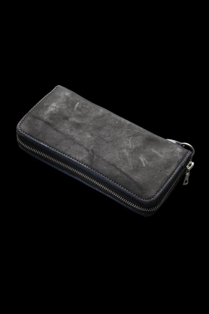 JP SHOULDER GARMENT-DYED ROUND FASTNER WALLET - BACKLASH JP SHOULDER GARMENT-DYED ROUND FASTNER WALLET - BACKLASH