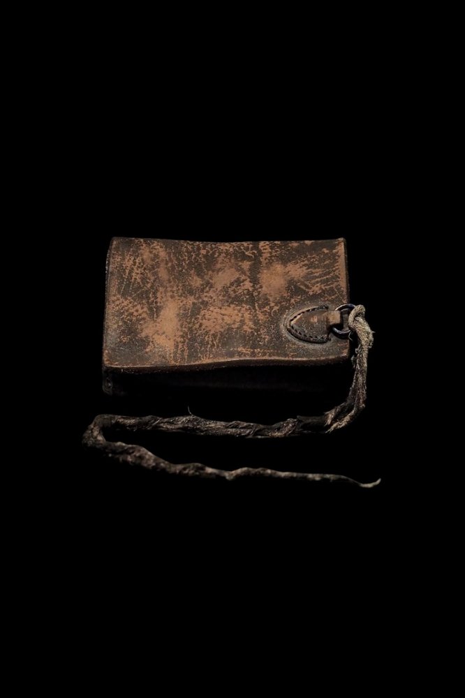 CRAFTED BY RESURRECTION GARMENT-DYED RUST EQUIPMENT 2FOLD WALLET