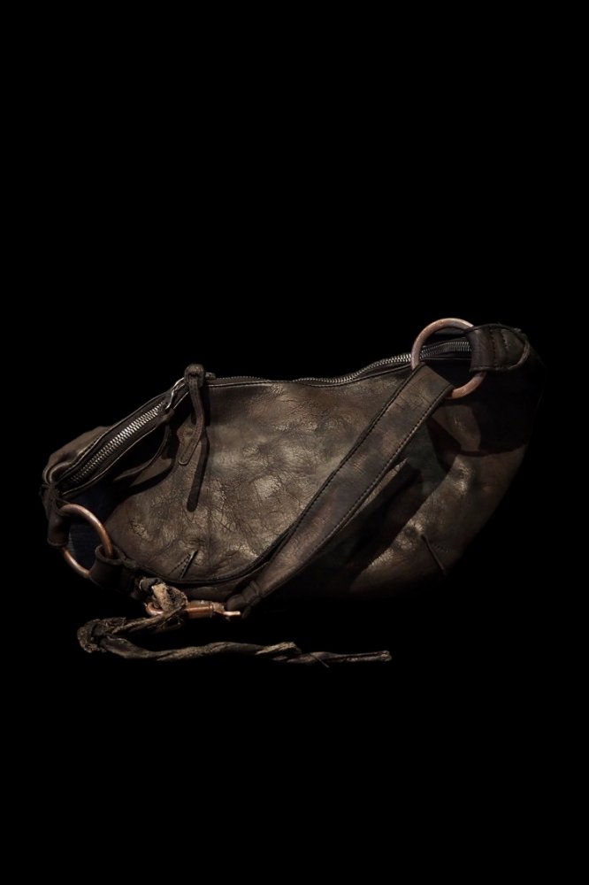 CRAFTED BY RESURRECTION GARMENT-DYED RUST EQUIPMENT SHOULDER BAG