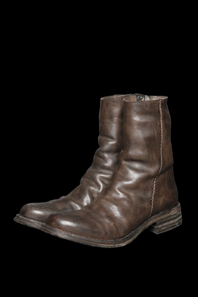 xx incarnation ITALY HORSE GARMENT-HAND DYED SIDEZIP BOOTS