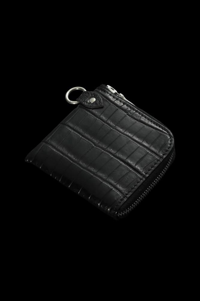 CROCODILE ROUND FASTNER WALLET - BACKLASH バックラッシュ通販