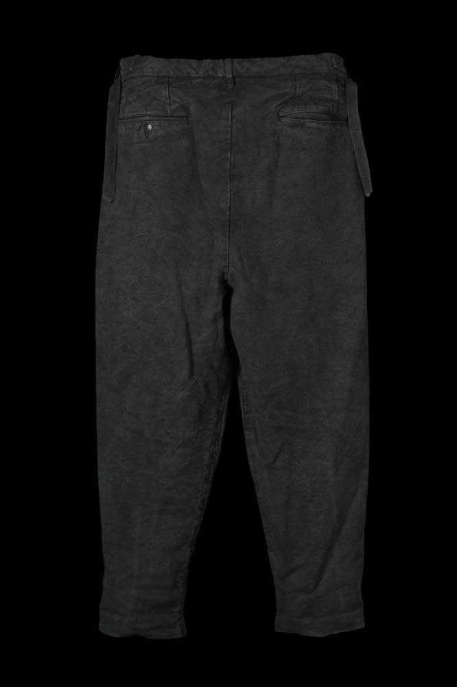 LINEN CANVAS “GARMENT-NATURAL DYED” TAPERED PANTS - BACKLASH