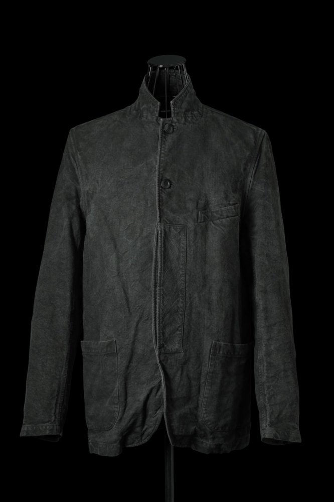 LINEN CANVAS GARMENT-NATURAL DYED JACKET