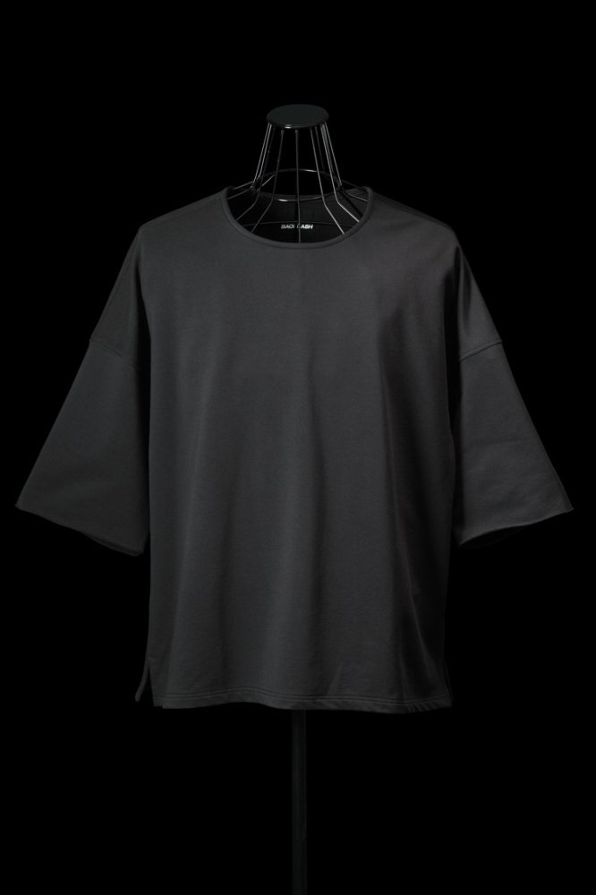 STRETCH COTTON LIGHT-SWEAT PULLOVER LOOSEFITTING H/S