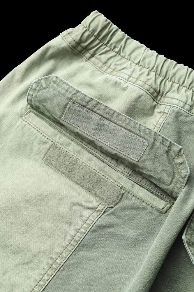 USA-COTTON STONE WASHED STITCHES SARROUEL SHORTS - BACKLASH USA-COTTON STONE WASHED STITCHES SARROUEL SHORTS - BACKLASH