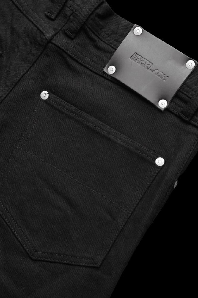 13oz STRETCH DENIM SHIN KURO “SUPER-SKINNY 3” - BACKLASH 13oz STRETCH DENIM SHIN KURO “SUPER-SKINNY 3” - BACKLASH
