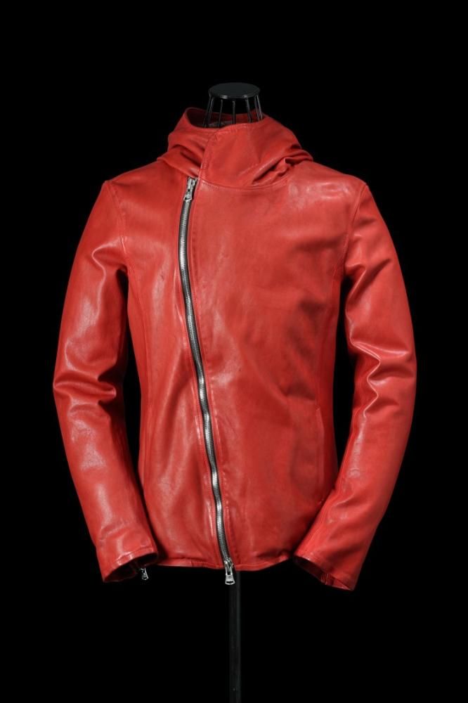 POLAND HORSE GARMENT-DYED HOODED BLOUSON
