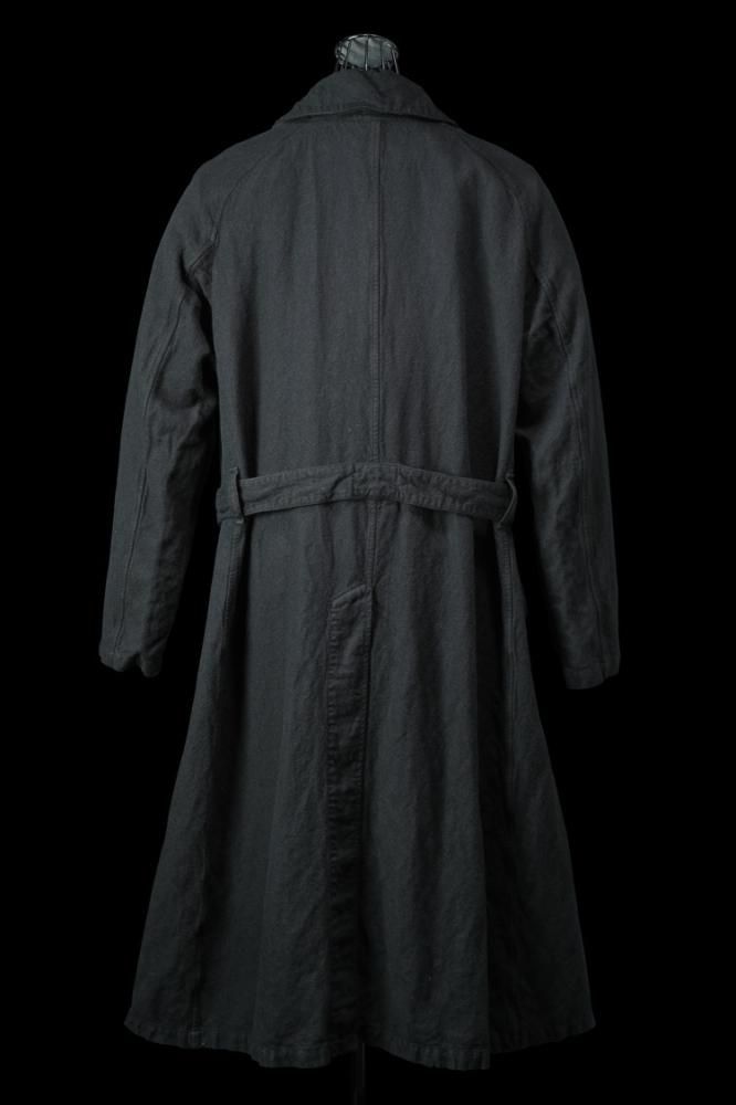 WOOL-COTTON LINEN TWILL “GARMENT-NATURAL DYED II” + ELECTRIC