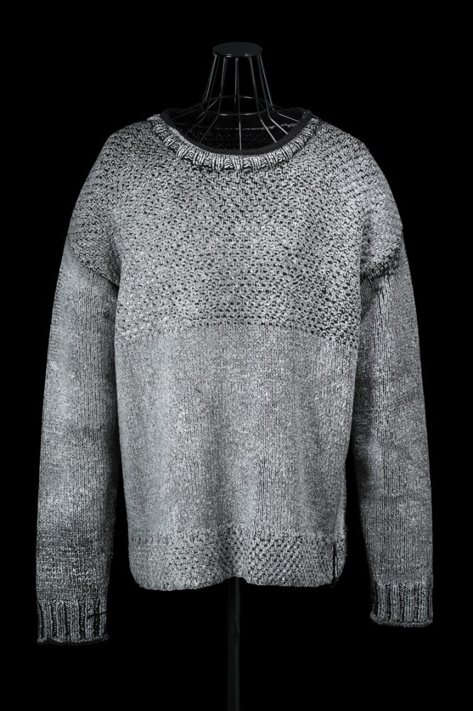 PIGMENT PRINTED KNIT PULLOVER