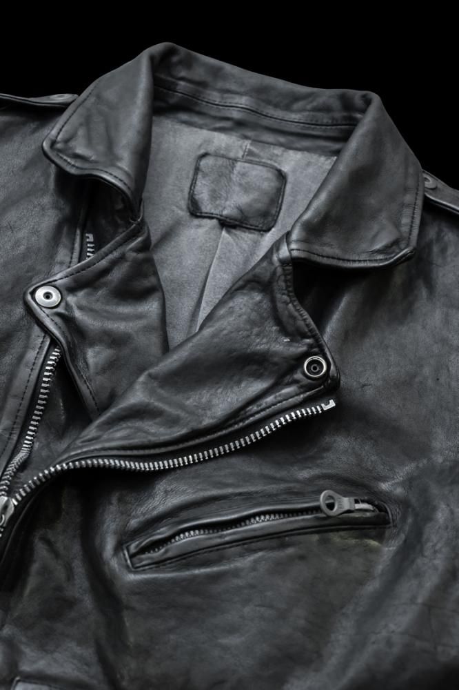 ITALY SHOULDER “GARMENT-DYED” DOUBLE RIDERS - BACKLASH ITALY SHOULDER “GARMENT-DYED” DOUBLE RIDERS - BACKLASH