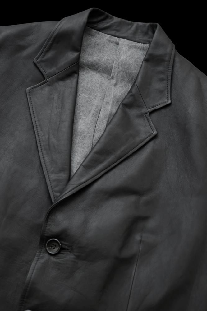 XX Yohji Yamamoto MONOCHROME LUXURY STEER “GARMENT-WASH” N XX Yohji Yamamoto MONOCHROME LUXURY STEER “GARMENT-WASH” N