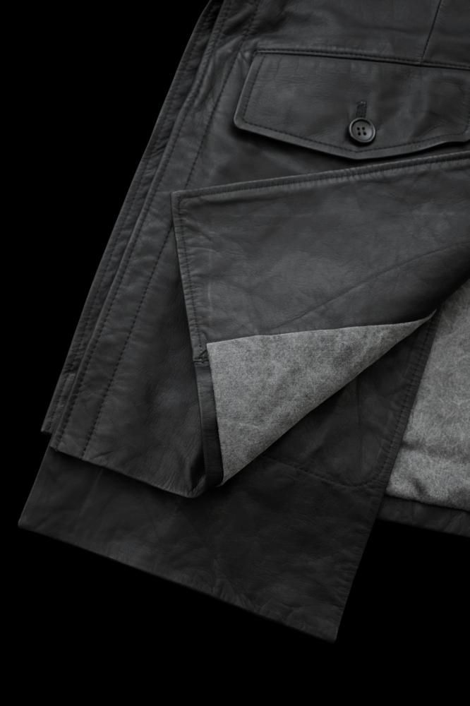 XX Yohji Yamamoto MONOCHROME LUXURY STEER “GARMENT-WASH” N XX Yohji Yamamoto MONOCHROME LUXURY STEER “GARMENT-WASH” N