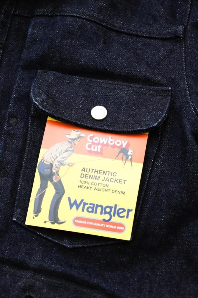 xx Wrangler 19oz ORIGINAL SELVEDGE DENIM JACKET - BACKLASH xx Wrangler 19oz ORIGINAL SELVEDGE DENIM JACKET - BACKLASH