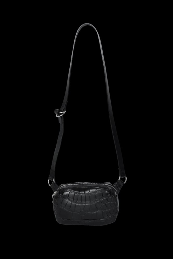 THE LINE CROCODILE SHOULDER POUCH