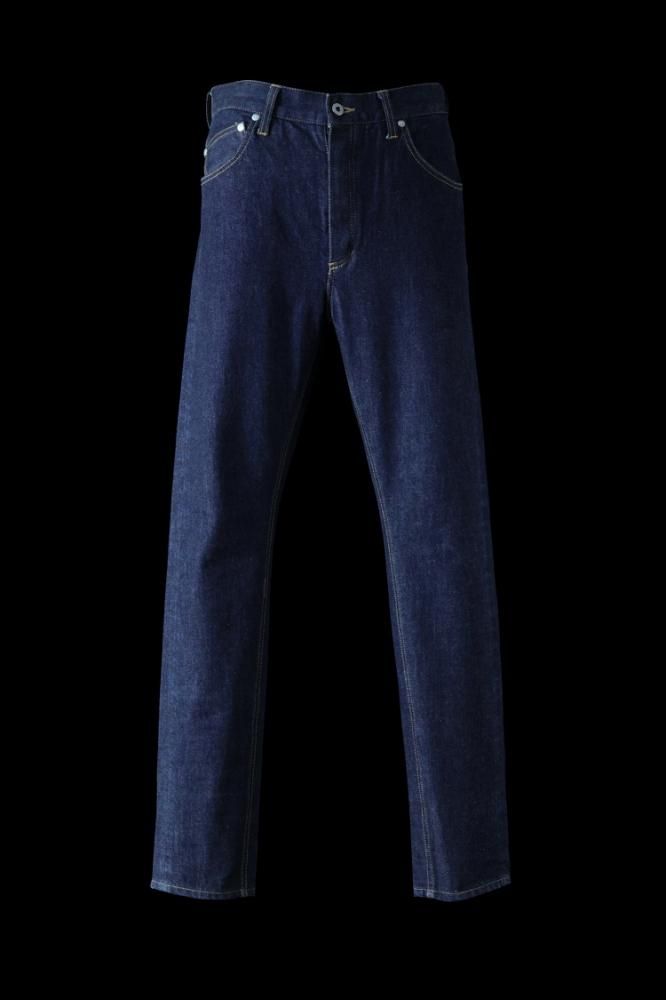 THE DENIM STRETCH SELVEDGE DENIM SEMI-SARROUEL PANTS THE DENIM STRETCH SELVEDGE DENIM SEMI-SARROUEL PANTS