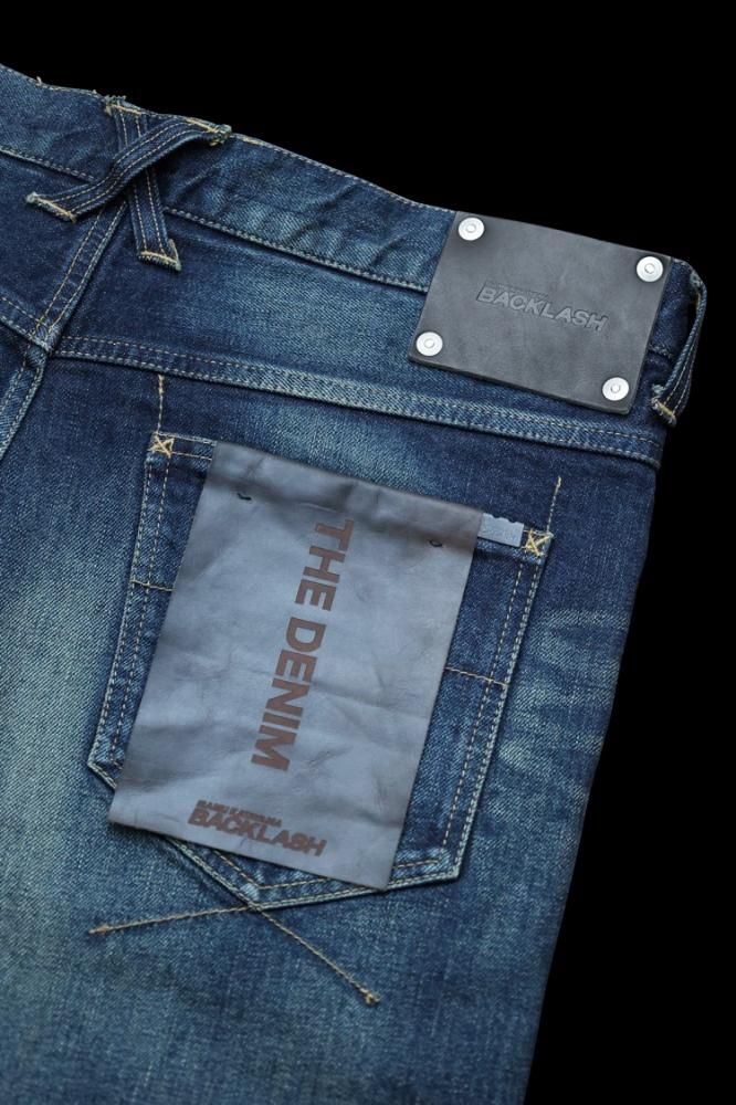 THE DENIM STRETCH SELVEDGE DENIM SEMI-SARROUEL PANTS THE DENIM STRETCH SELVEDGE DENIM SEMI-SARROUEL PANTS