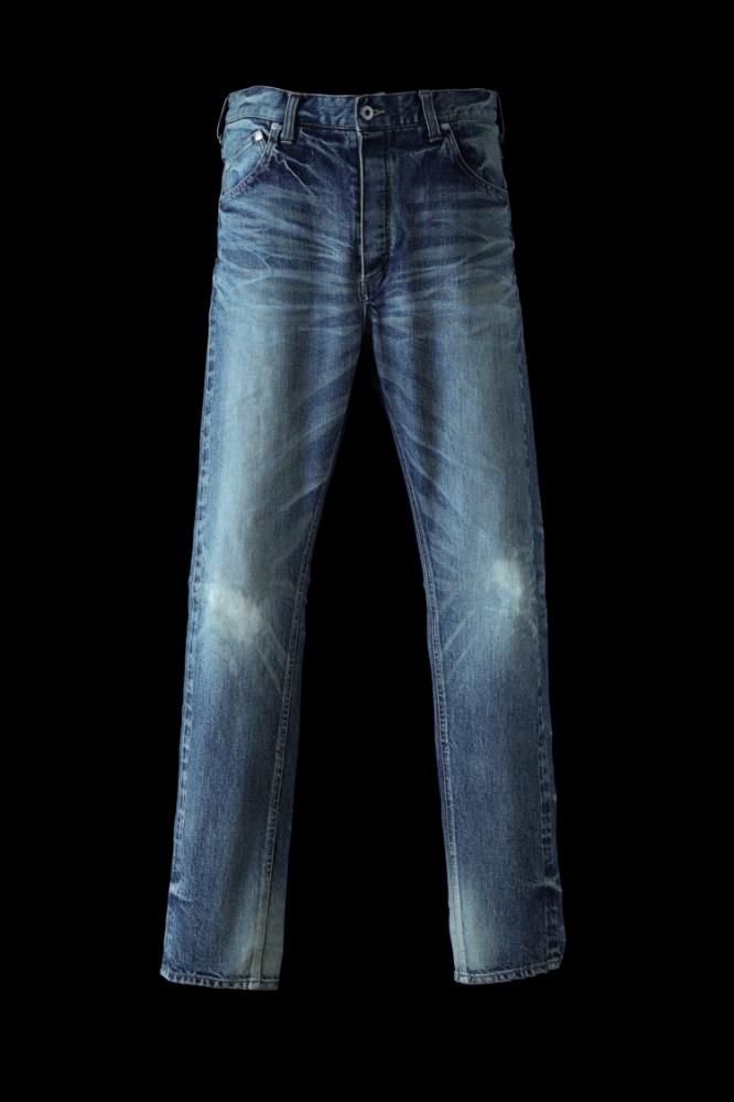 THE DENIM STRETCH SELVEDGE DENIM SEMI-SARROUEL PANTS THE DENIM STRETCH SELVEDGE DENIM SEMI-SARROUEL PANTS