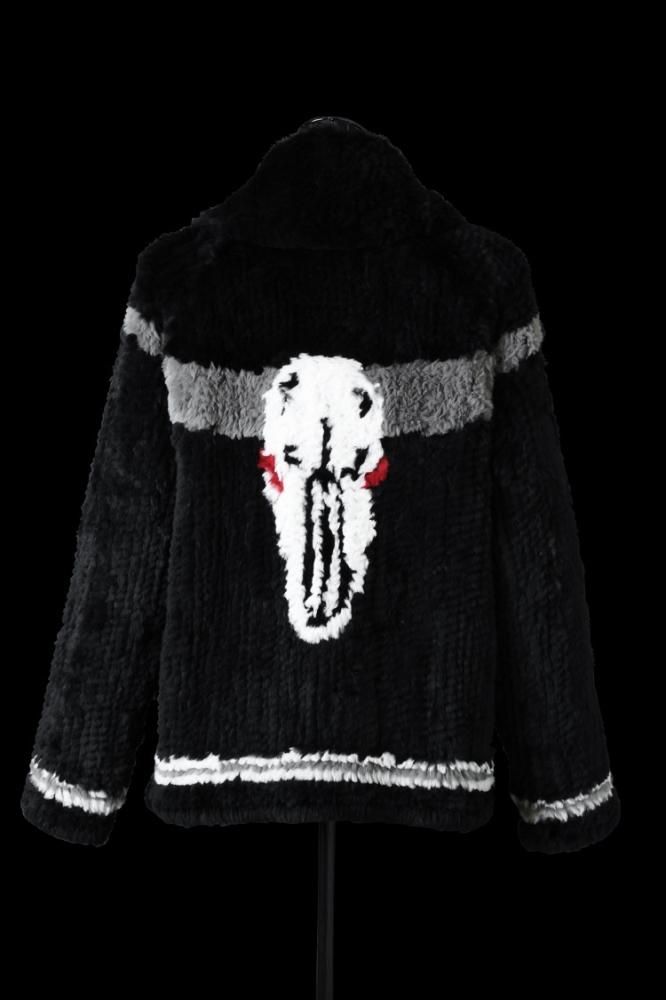 RABBIT FUR KNIT JACKET - BACKLASH バックラッシュ通販 RABBIT FUR KNIT JACKET - BACKLASH バックラッシュ通販