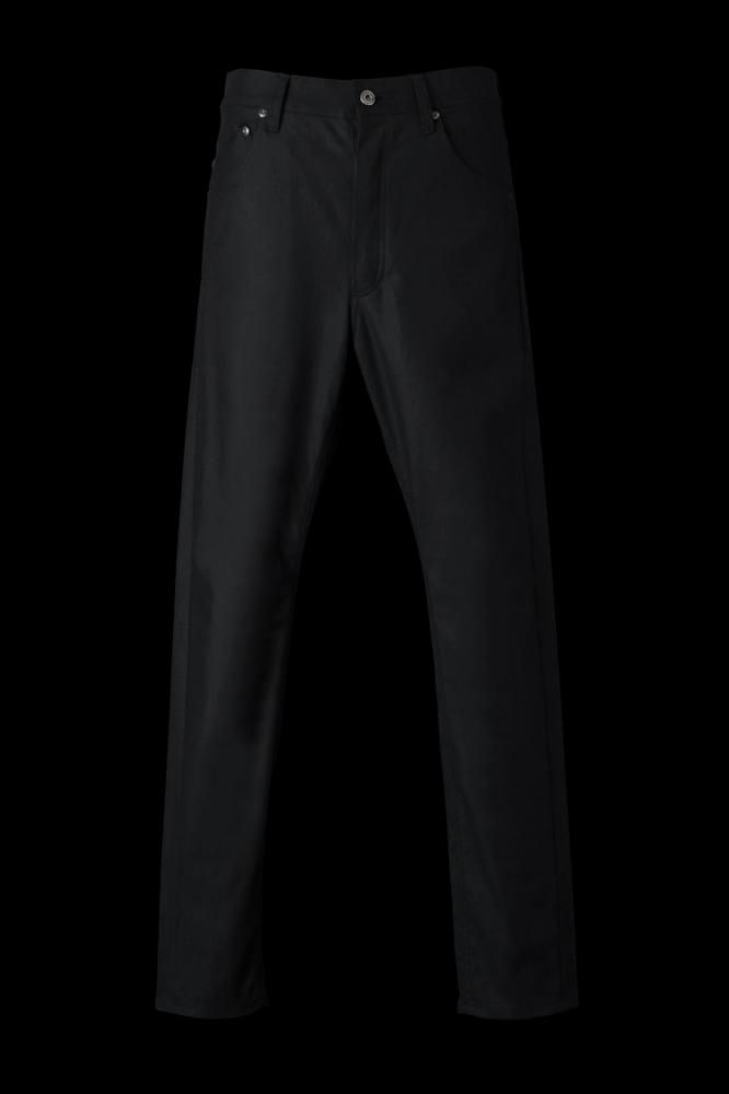 STRETCH COTTON CANVAS CHINTZ FINISH SEMI-SARROUEL PANTS STRETCH COTTON CANVAS CHINTZ FINISH SEMI-SARROUEL PANTS
