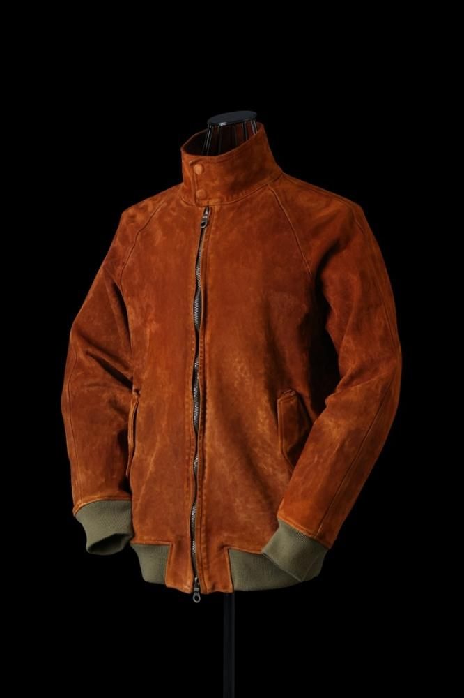 JAPAN CALF WET WHITE “GARMENT-DYED” TANKERS JACKET JAPAN CALF WET WHITE “GARMENT-DYED” TANKERS JACKET