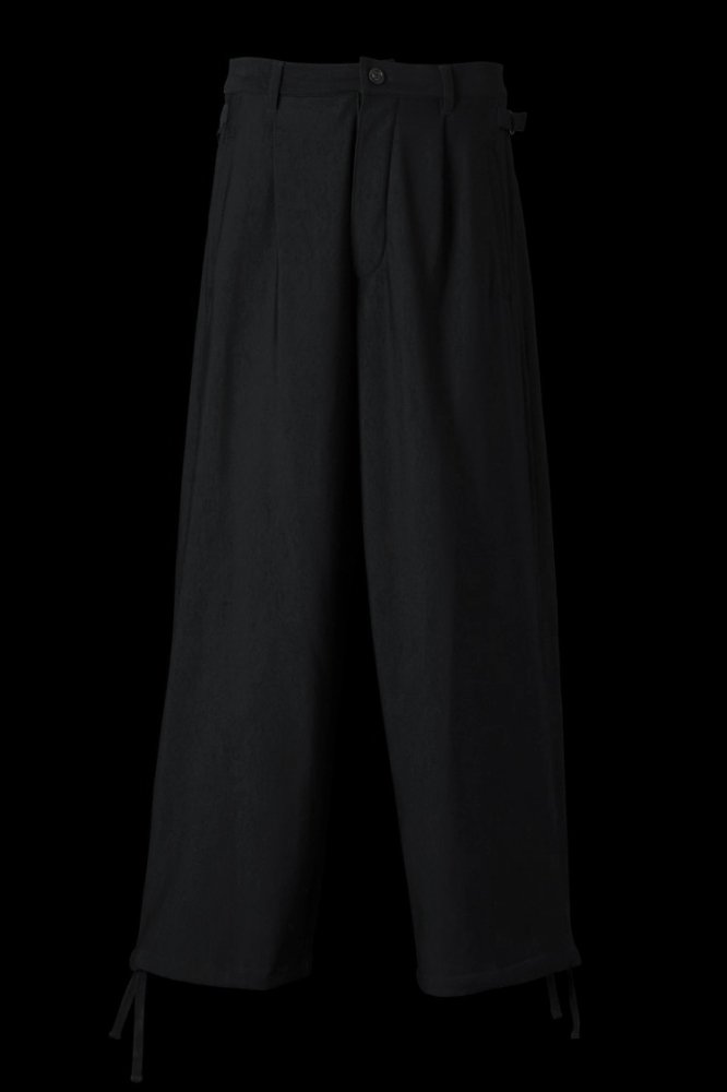 STRETCH TRICOT FABRIC WIDE PANTS