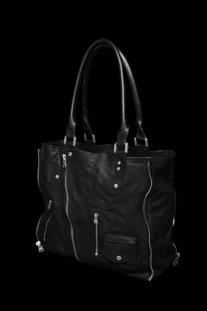 JAPAN CALF GARMENT-WASH RIDERS TOTE-BAG - BACKLASH バック JAPAN CALF GARMENT-WASH RIDERS TOTE-BAG - BACKLASH バック