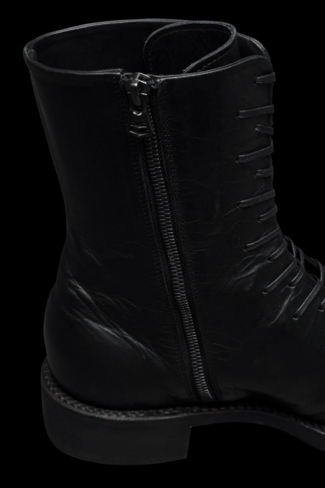 OILED HORSE SIDEZIP LACE-UP BOOTS - BACKLASH バックラッシュ通販 OILED HORSE SIDEZIP LACE-UP BOOTS - BACKLASH バックラッシュ通販