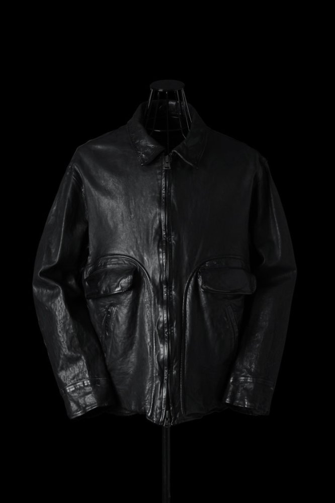 XX Yohji Yamamoto JAPAN CALF GARMENT-DYED SINGLE RIDERS