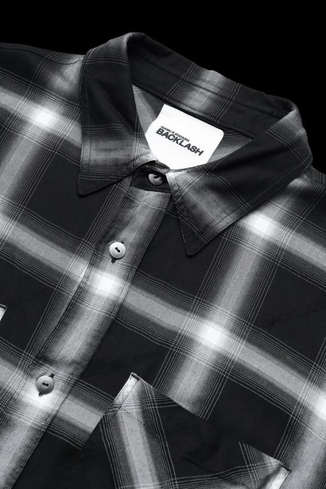RAYON ORIGINAL OMBRE CHECK GARMENT-DYED SHIRT - BACKLASH