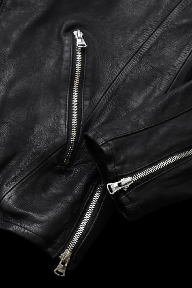 JAPAN CALF NATURAL DYED “GARMENT-WASH” SINGLE RIDERS JAPAN CALF NATURAL DYED “GARMENT-WASH” SINGLE RIDERS