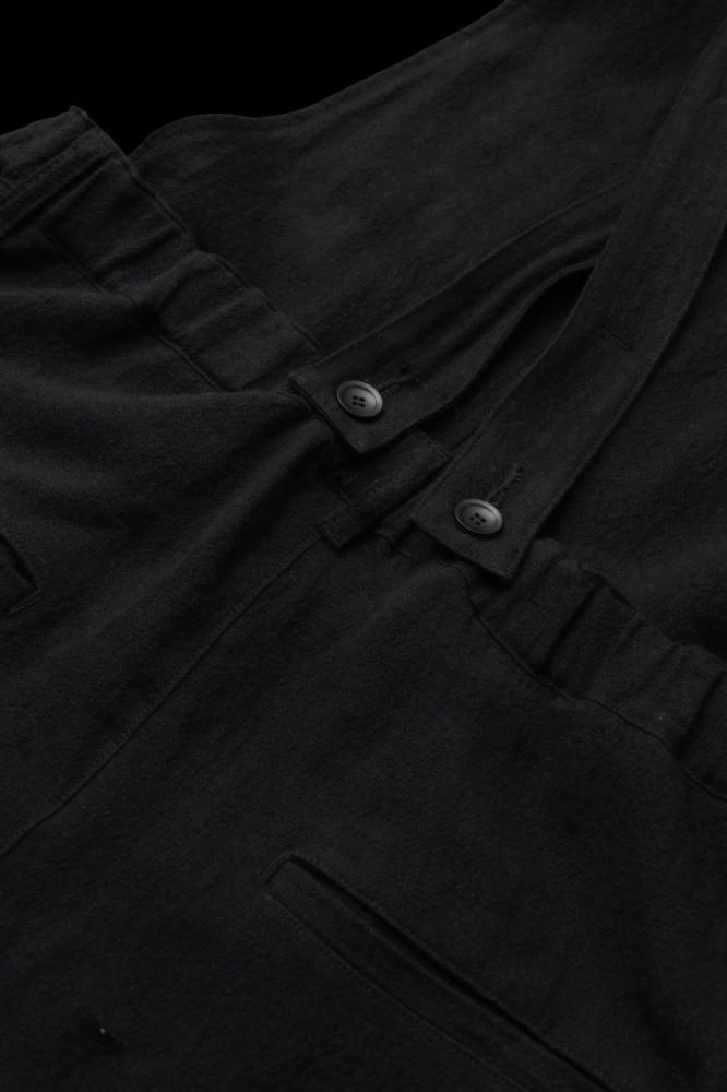 TRIPLE WASED LINEN SAROUEL SALOPETTE - BACKLASH バック