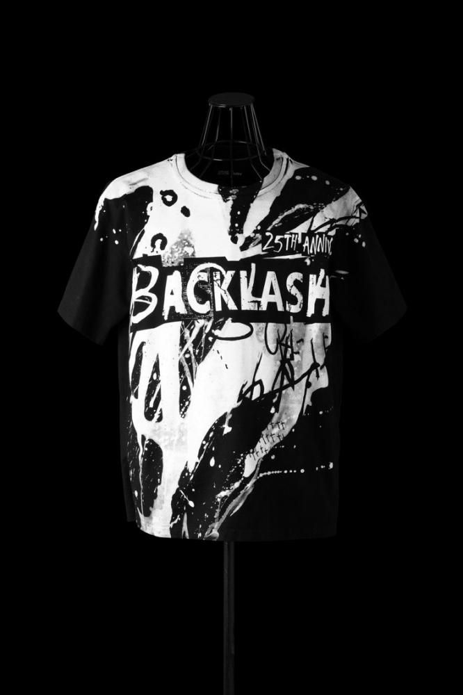 xx KENSUKE SAITO ART PAINT PRINT HIGH-GAUGE COTTON JERSEY T-shirt SHORT SLEEVES - BACKLASH バックラッシュ通販 xx KENSUKE SAITO ART PAINT PRINT HIGH-GAUGE COTTON JERSEY T-shirt SHORT SLEEVES - BACKLASH バックラッシュ通販