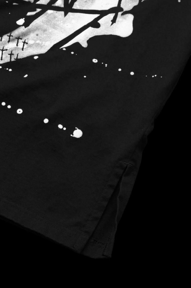 xx KENSUKE SAITO ART PAINT PRINT HIGH-GAUGE COTTON JERSEY T xx KENSUKE SAITO ART PAINT PRINT HIGH-GAUGE COTTON JERSEY T