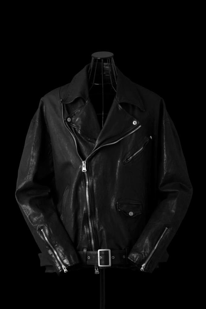 JAPAN CALF NATURAL DYED “GARMENT-WASH” DOUBLE RIDERS【BIG JAPAN CALF NATURAL DYED “GARMENT-WASH” DOUBLE RIDERS【BIG