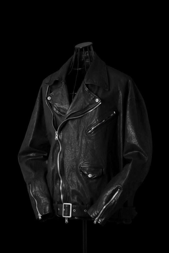 JAPAN CALF NATURAL DYED “GARMENT-WASH” DOUBLE RIDERS【BIG JAPAN CALF NATURAL DYED “GARMENT-WASH” DOUBLE RIDERS【BIG
