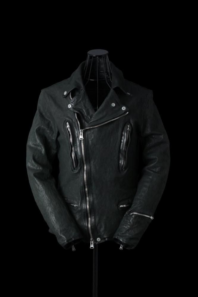 ジャケット・アウター Japanese label wrinkled finish leather 22_01_29_Addict_AD-