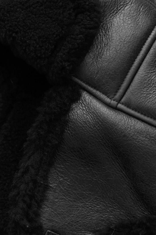 SPANISH MOUTON NATIVE BOMBER FINISH AVIATOR HAT - BACKLASH バック