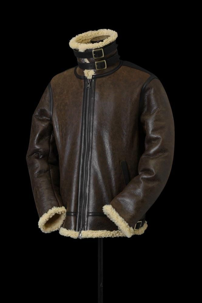 SPANISH MOUTON NATIVE BOMBER FINISH B-3 FLIGHT JACKET SPANISH MOUTON NATIVE BOMBER FINISH B-3 FLIGHT JACKET