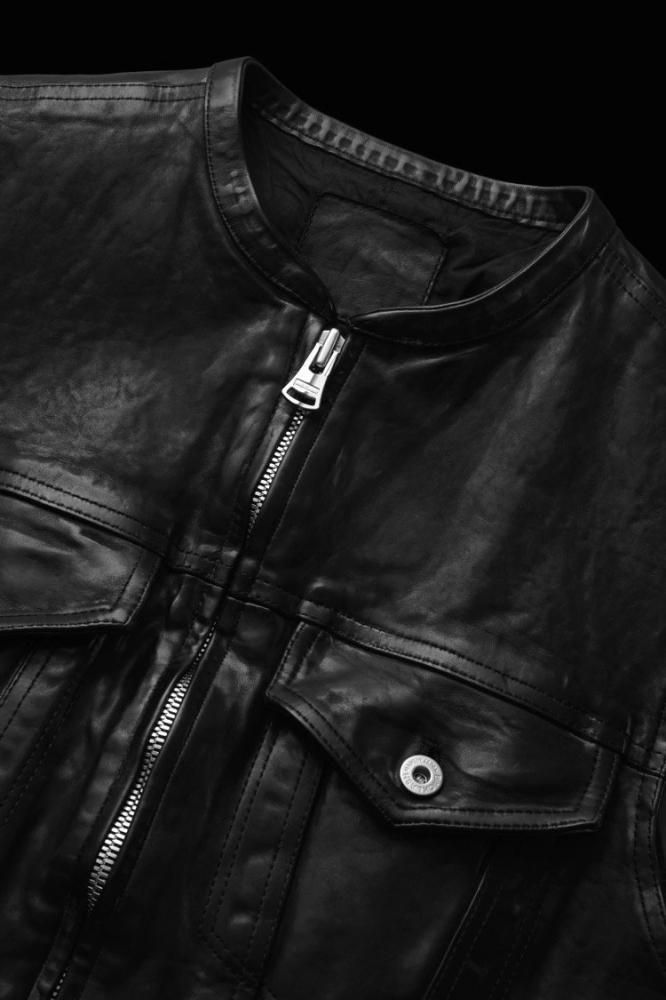 バックラッシュ Backlash レザーベスト イタリアンダブルショルダー ISAMU KATAYAMA BACKLASH - イタリアンダブルショルダー 製品