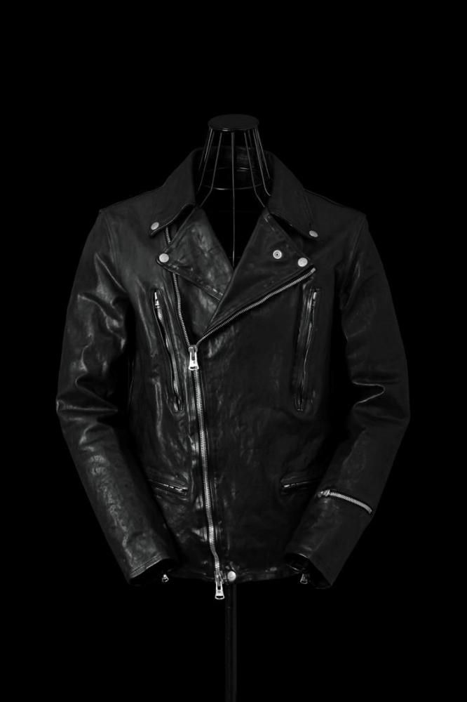 バックラッシュ　ミッドナイトブラック レザー ケース ジッパー付き ISAMU KATAYAMA BACKLASH