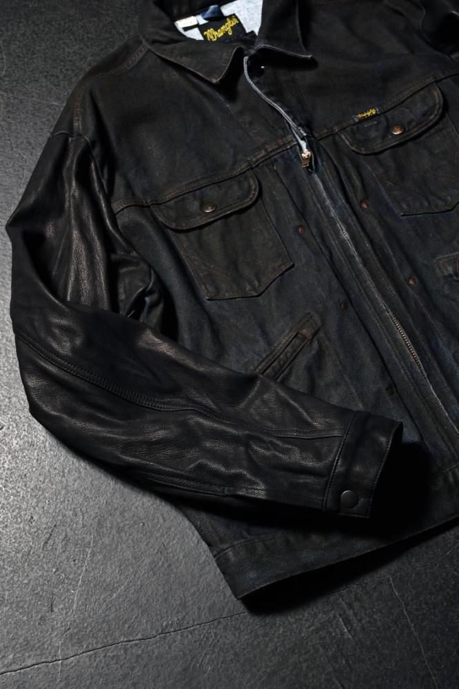 Wrangler COATING BROKEN DENIM 24MJZ CUSTOM BY BACKLASH - BACKLASH