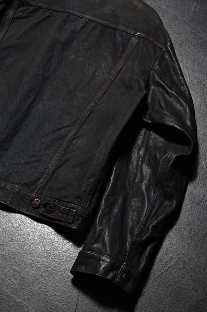 Wrangler COATING BROKEN DENIM 24MJZ CUSTOM BY BACKLASH - BACKLASH