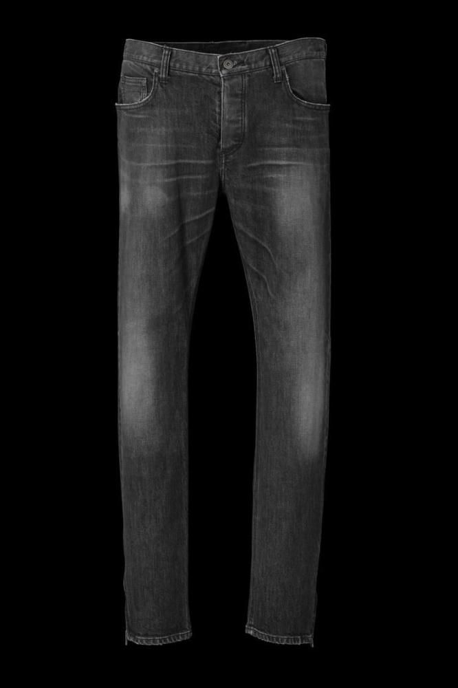 THE DENIM STRETCH SELVEDGE DENIM SKINNY PANTS “LIGHT.BLACK