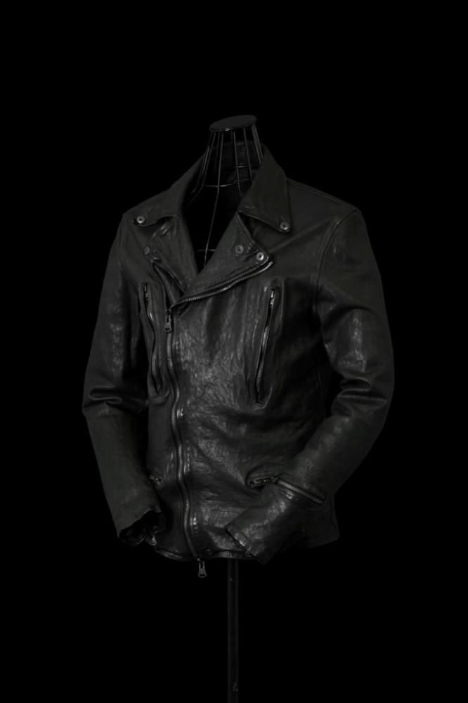 JAPAN CALF NATURAL DYED “GARMENT-WASH” DOUBLE RIDERS