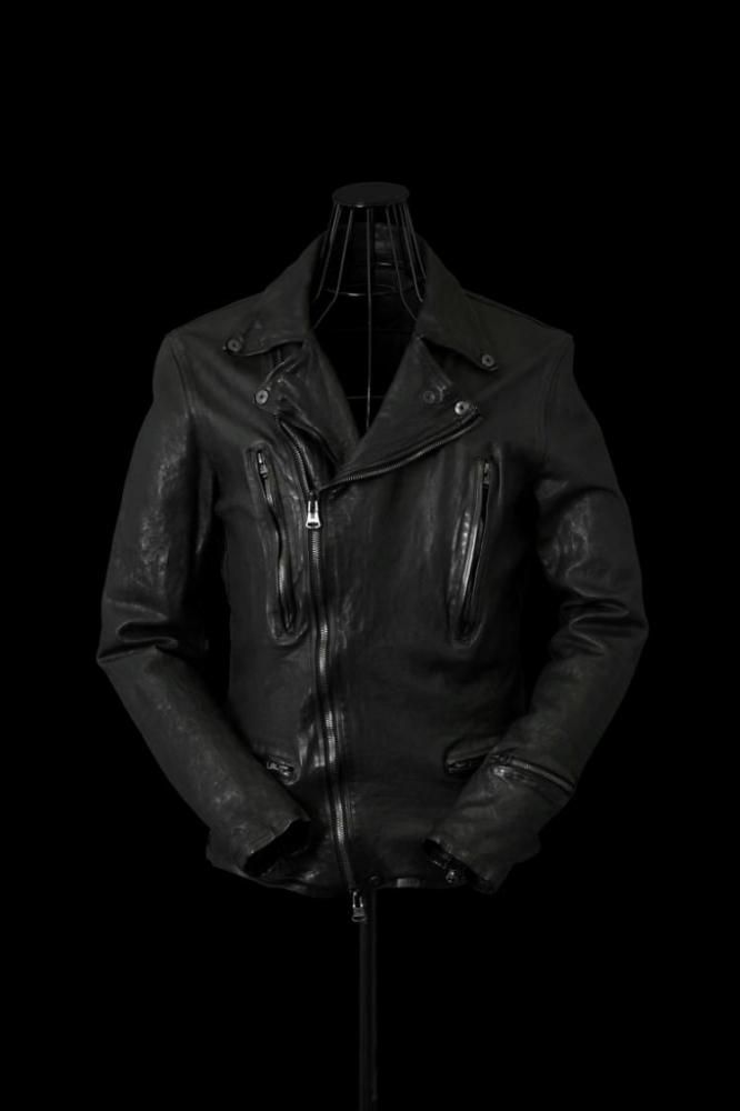 JAPAN CALF NATURAL DYED GARMENT-WASH DOUBLE RIDERS