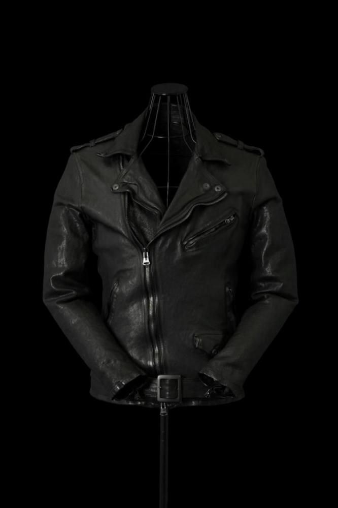 JAPAN CALF NATURAL DYED GARMENT-WASH DOUBLE RIDERS