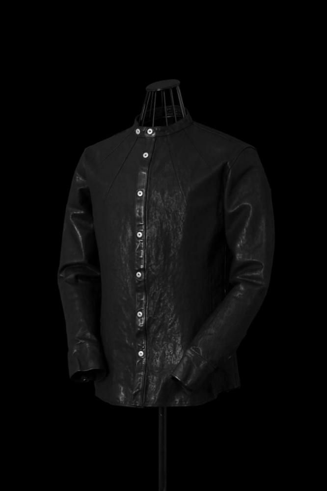 JAPAN CALF NATURAL DYED “GARMENT-WASH” SHIRT - BACKLASH バック