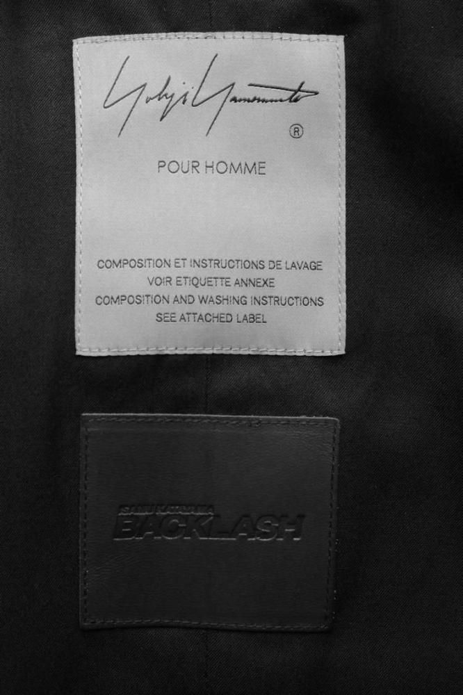 XX Yohji Yamamoto COW LEATHER DEEP-FRY TECH VEST - BACKLASH