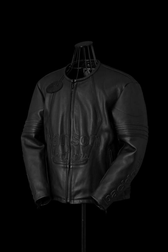 Vanson ブラック ジップアップジャケット nvsz-2020.jpg?v=1643100735